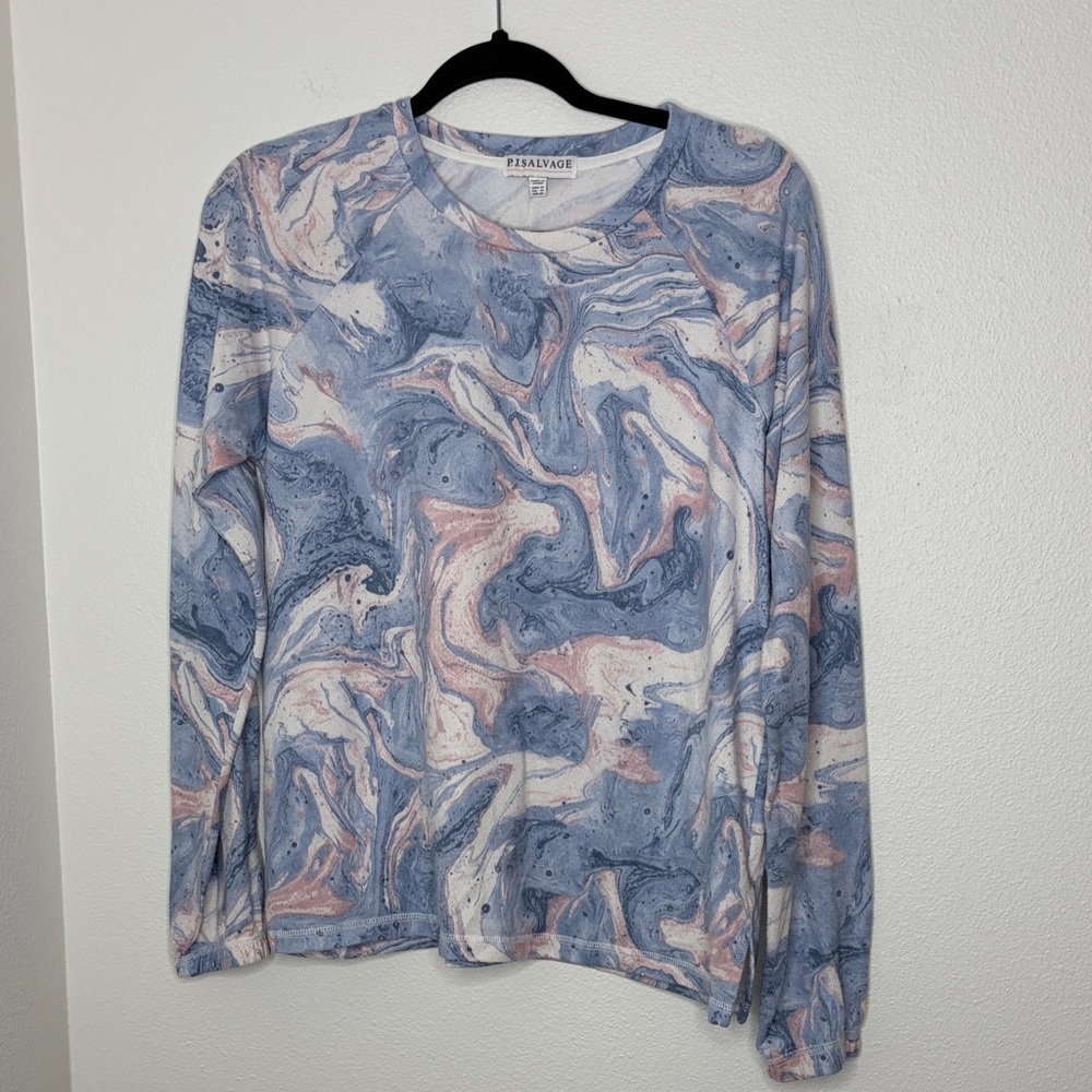 PJ Salvage Swirls Marble Top and Jogger - Picture 3 of 11